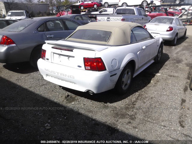 1FAFP45XXYF260049 - 2000 FORD MUSTANG GT WHITE photo 4