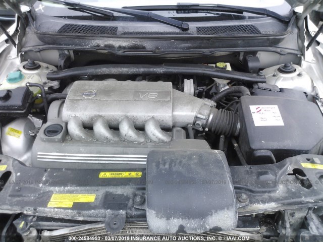 YV4CZ852761253795 - 2006 VOLVO XC90 V8 SILVER photo 10