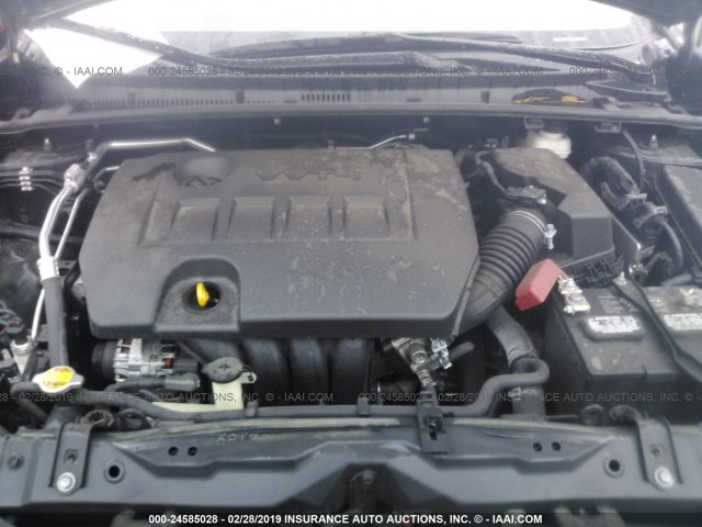 2T1BURHE1GC637531 - 2016 TOYOTA COROLLA L/LE/LE PLS/PRM/S/S PLS შავი ფოტო 10