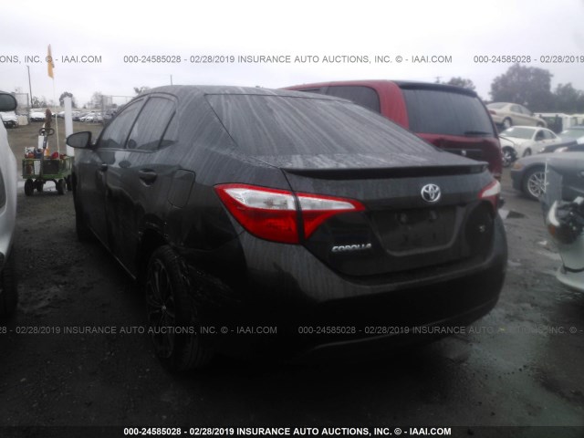 2T1BURHE1GC637531 - 2016 TOYOTA COROLLA L/LE/LE PLS/PRM/S/S PLS შავი ფოტო 3