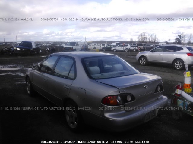 1NXBR12E01Z538961 - 2001 TOYOTA COROLLA CE/LE/S TAN photo 3