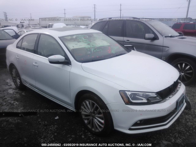 3VWL17AJ8GM403920 - 2016 VOLKSWAGEN JETTA SEL/SEL PREMIUM WHITE photo 1