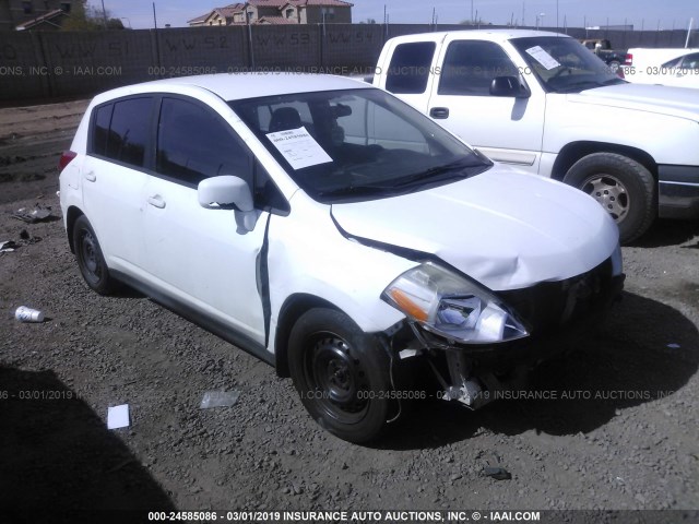 3N1BC1CP1AL410828 - 2010 NISSAN VERSA S/SL WHITE photo 1