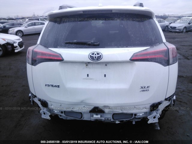 2T3RFREV3JW707704 - 2018 TOYOTA RAV4 ADVENTURE/XLE WHITE photo 6