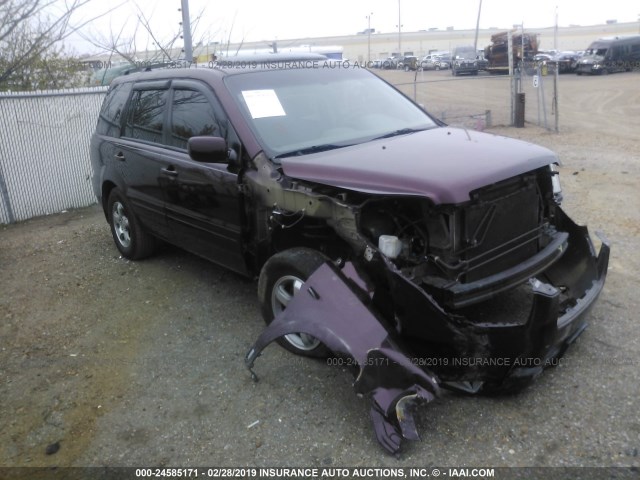 5FNYF28378B018066 - 2008 HONDA PILOT SE BURGUNDY photo 1