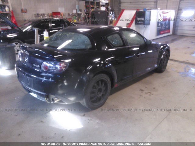 JM1FE173460205878 - 2006 MAZDA RX8 BLACK photo 4