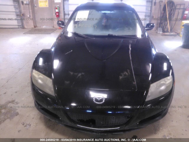 JM1FE173460205878 - 2006 MAZDA RX8 BLACK photo 6