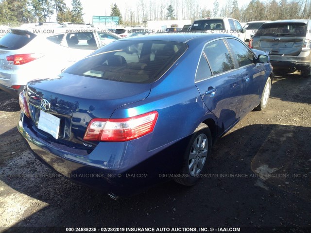 JTNBK46K873016261 - 2007 TOYOTA CAMRY NEW GENERAT LE/XLE/SE Dark Blue photo 4