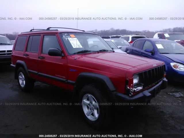 1J4FJ68S9WL173436 - 1998 JEEP CHEROKEE SPORT/CLASSIC წითელი ფოტო 1