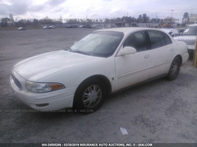 1G4HR54K444179350 - 2004 BUICK LESABRE LIMITED WHITE photo 2