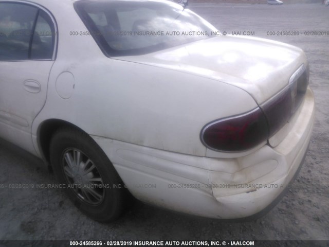 1G4HR54K444179350 - 2004 BUICK LESABRE LIMITED WHITE photo 6