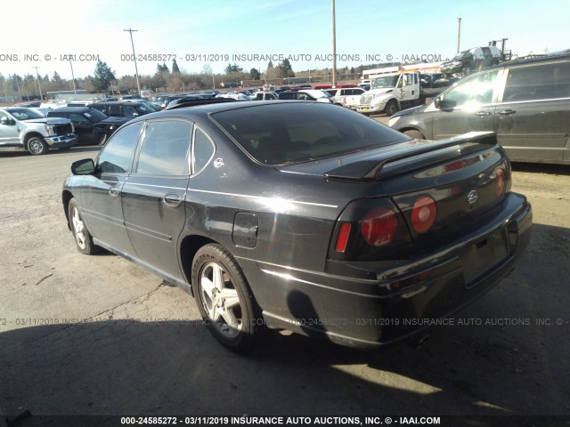 2G1WP521949161167 - 2004 CHEVROLET IMPALA SS BLACK photo 3