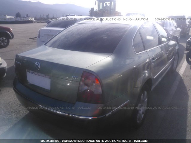 WVWRH63B23P113797 - 2003 VOLKSWAGEN PASSAT GLX 绿色 照片 4