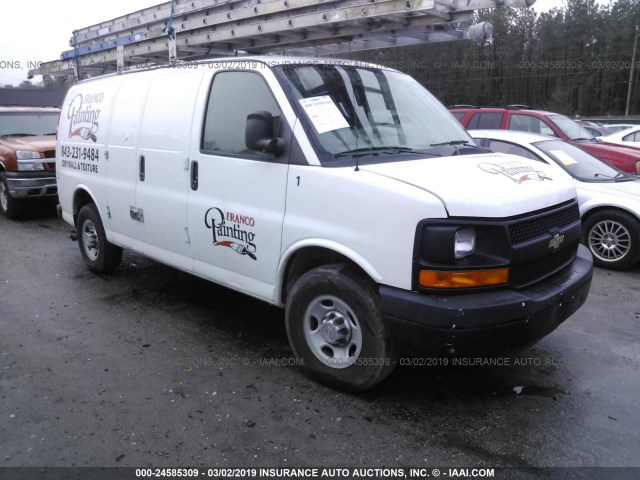 1GCWGFCA5C1139634 - 2012 CHEVROLET EXPRESS G2500  WHITE photo 1