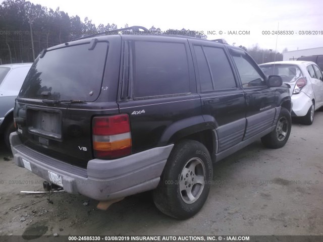 1J4GZ58YXVC517401 - 1997 JEEP GRAND CHEROKEE LAREDO/TSI BLACK photo 4