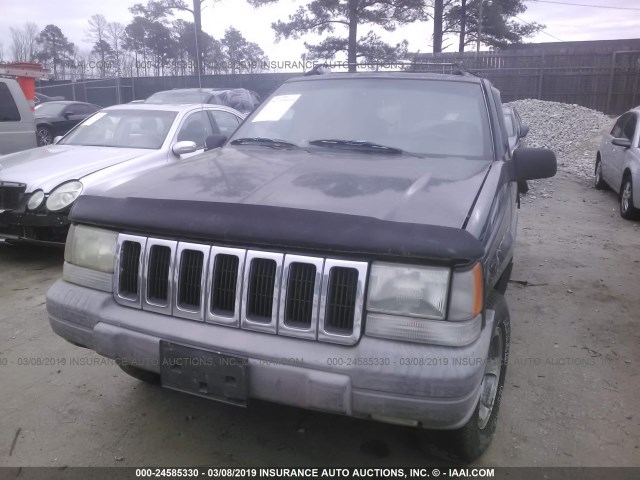 1J4GZ58YXVC517401 - 1997 JEEP GRAND CHEROKEE LAREDO/TSI BLACK photo 6