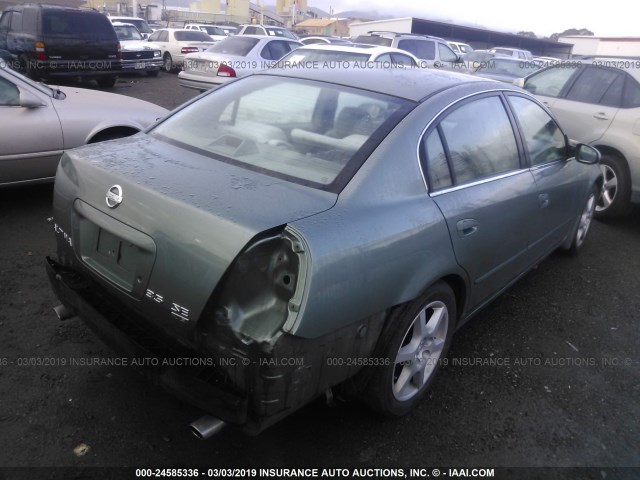 1N4BL11EX2C181678 - 2002 NISSAN ALTIMA SE TEAL photo 4