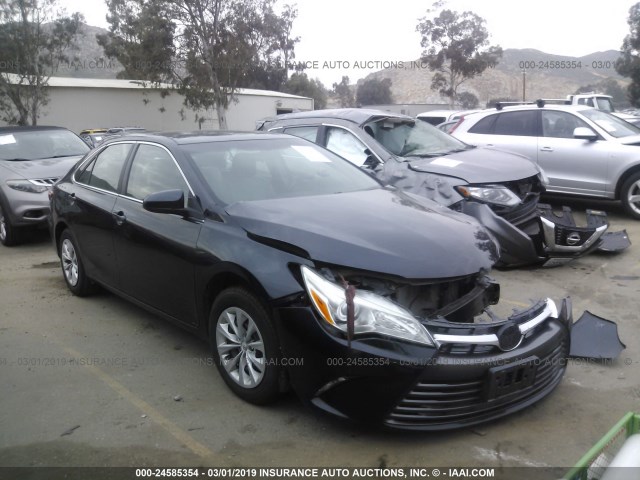 4T4BF1FK0FR469260 - 2015 TOYOTA CAMRY LE/XLE/SE/XSE BLACK photo 1
