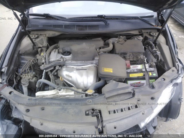 4T4BF1FK0FR469260 - 2015 TOYOTA CAMRY LE/XLE/SE/XSE BLACK photo 10
