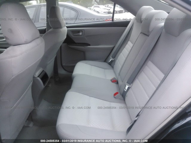 4T4BF1FK0FR469260 - 2015 TOYOTA CAMRY LE/XLE/SE/XSE BLACK photo 8