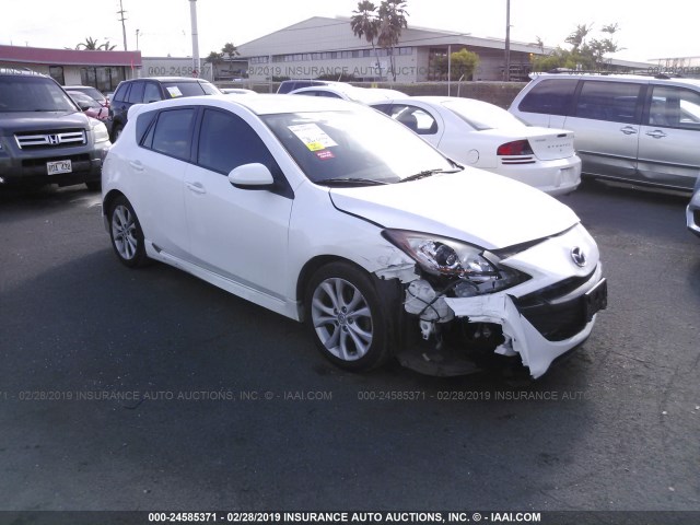 JM1BL1H56A1312583 - 2010 MAZDA 3 S WHITE photo 1