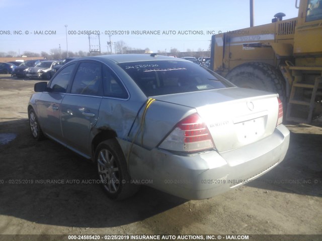 1MEHM40127G614507 - 2007 MERCURY MONTEGO LUXURY SILVER photo 3