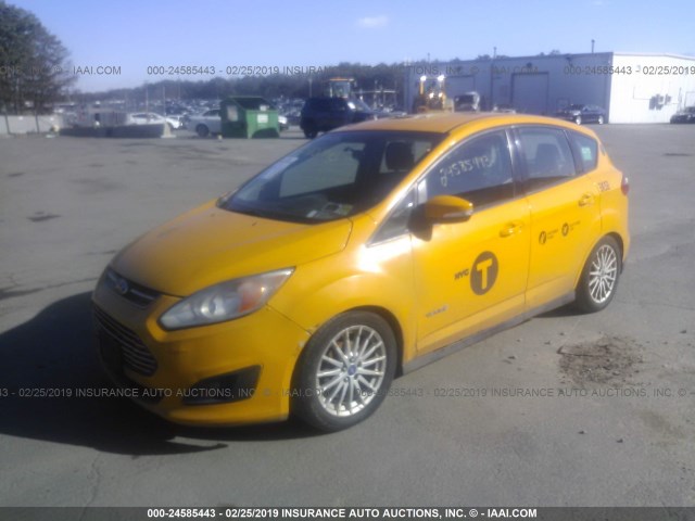 1FADP5AU5DL521687 - 2013 FORD C-MAX SE YELLOW photo 2