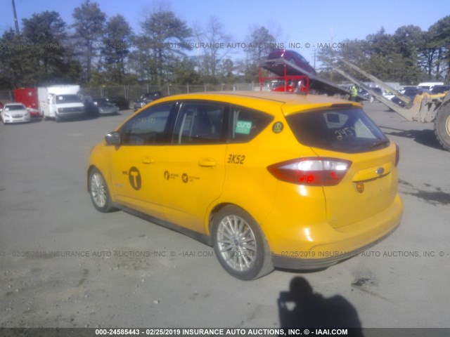 1FADP5AU5DL521687 - 2013 FORD C-MAX SE YELLOW photo 3