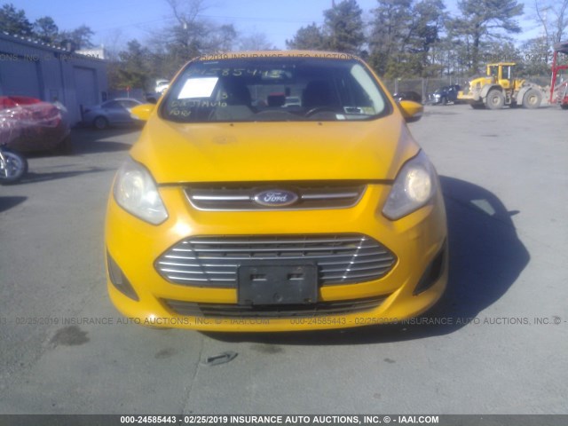 1FADP5AU5DL521687 - 2013 FORD C-MAX SE YELLOW photo 6