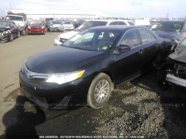 4T1BD1FKXEU137504 - 2014 TOYOTA CAMRY HYBRID/LE/XLE 黑色 照片 2