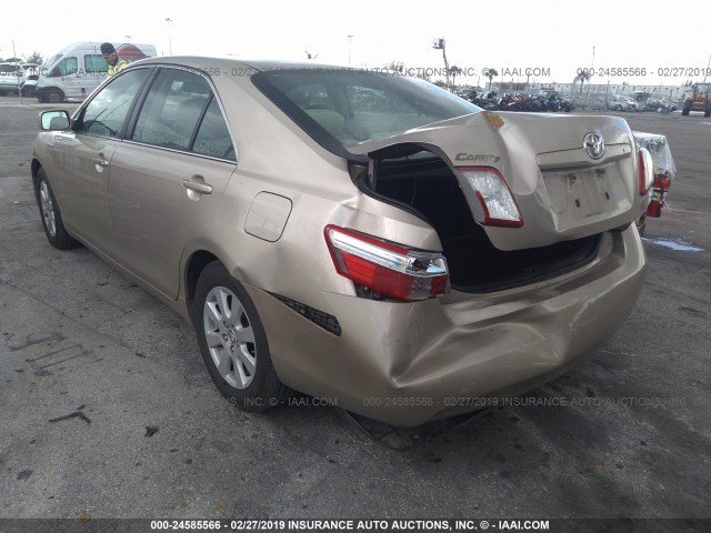 4T1BB46K88U061650 - 2008 TOYOTA CAMRY HYBRID GOLD photo 3