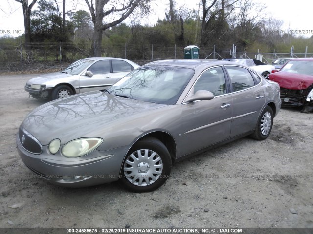 2G4WC582671149222 - 2007 BUICK LACROSSE CX TAN photo 2