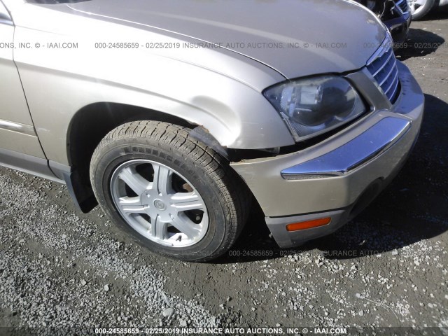 2C4GM68415R561494 - 2005 CHRYSLER PACIFICA TOURING CREAM photo 6