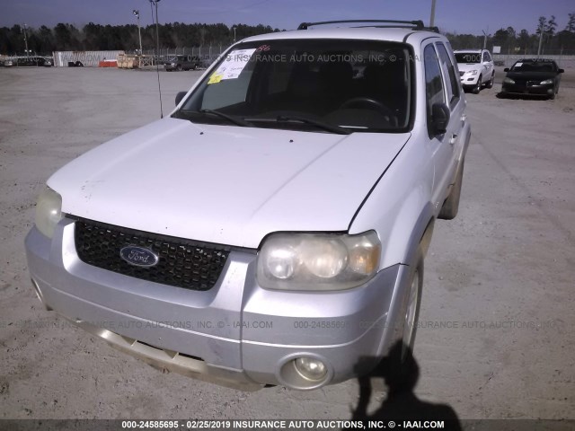 1FMCU95H76KA69538 - 2006 FORD ESCAPE WHITE photo 6