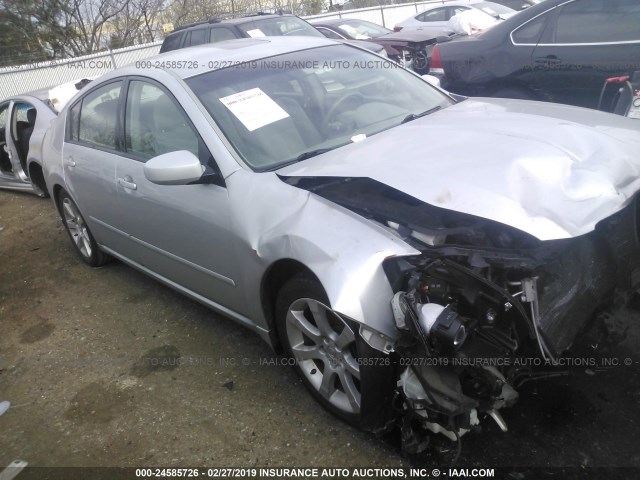 1N4BA41E27C821705 - 2007 NISSAN MAXIMA SE/SL SILVER photo 1