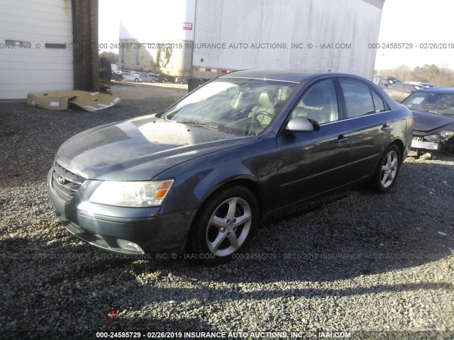 5NPEU46F19H452133 - 2009 HYUNDAI SONATA SE/LIMITED GRAY photo 2