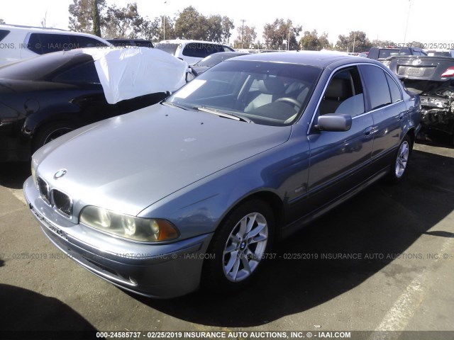 WBADT43413G027229 - 2003 BMW 525 I AUTOMATIC BLUE photo 2