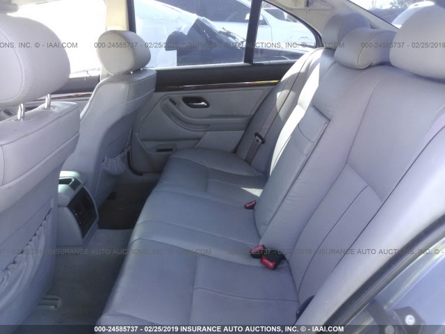 WBADT43413G027229 - 2003 BMW 525 I AUTOMATIC BLUE photo 8