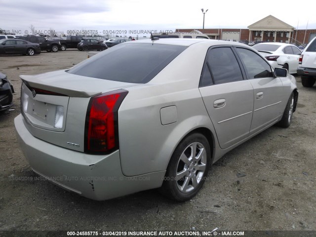 1G6DP577770130027 - 2007 CADILLAC CTS HI FEATURE V6 GOLD photo 4