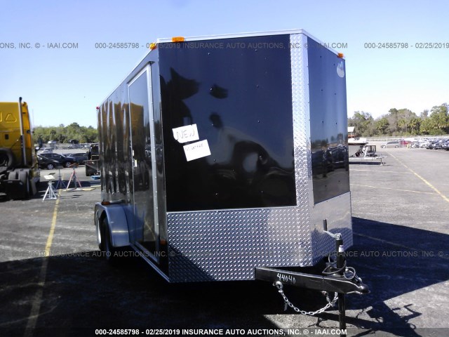 53FBE1427JF044040 - 2018 COVERED WAGON CARGO TRAILER CW7X14TA2  BLACK photo 6