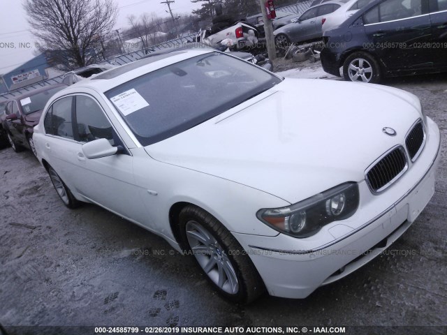 WBAGN63534DS54730 - 2004 BMW 745 LI WHITE photo 1