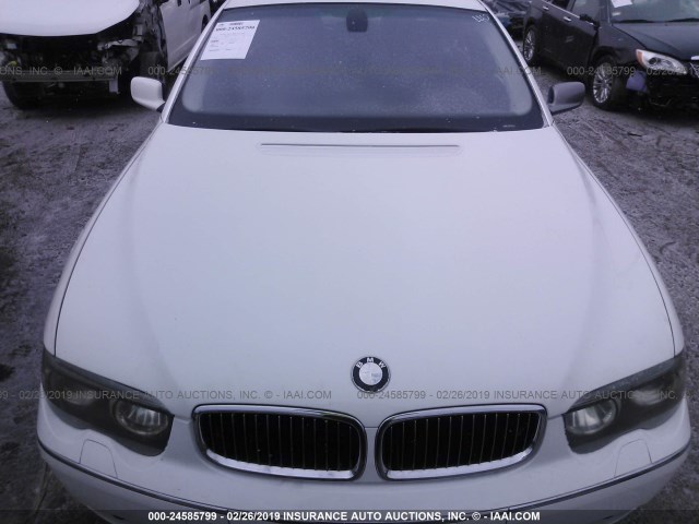 WBAGN63534DS54730 - 2004 BMW 745 LI WHITE photo 10