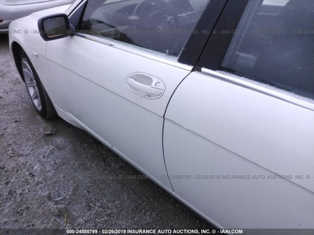 WBAGN63534DS54730 - 2004 BMW 745 LI WHITE photo 6