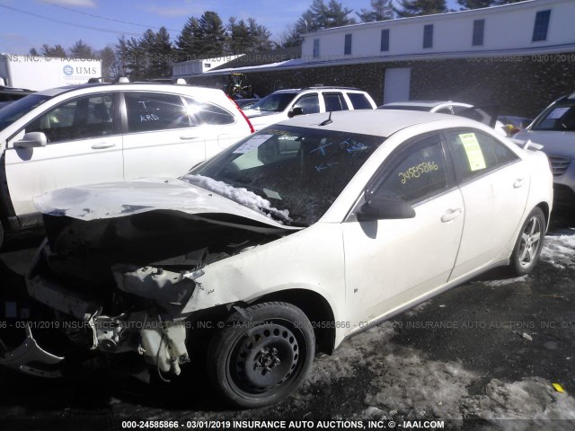 1G2ZF57B784164557 - 2008 PONTIAC G6 VALUE LEADER/BASE WHITE photo 2