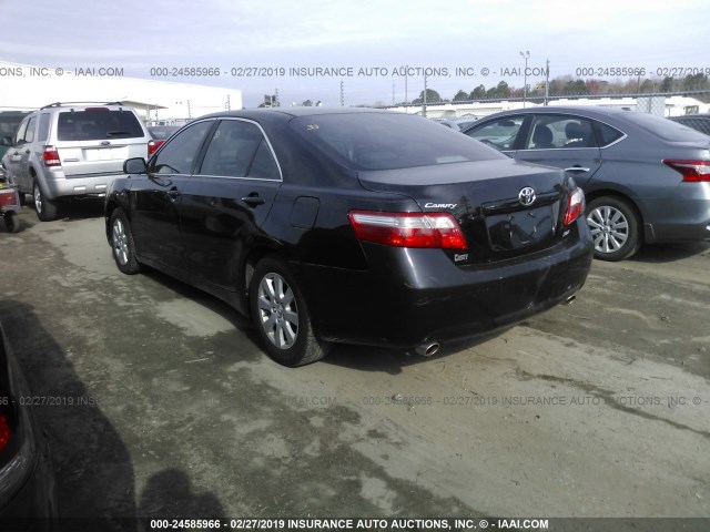 4T1BK46K37U035469 - 2007 TOYOTA CAMRY NEW GENERAT LE/XLE/SE BLACK photo 3