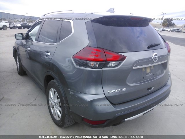 JN8AT2MT6JW450752 - 2018 NISSAN ROGUE S/SL/SV GRAY photo 3