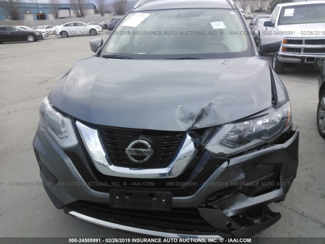 JN8AT2MT6JW450752 - 2018 NISSAN ROGUE S/SL/SV GRAY photo 6