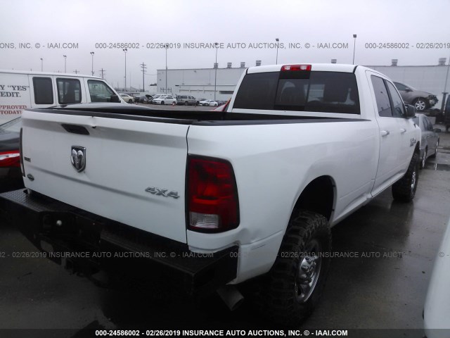 3C6UR5JL8DG546406 - 2013 RAM 2500 SLT WHITE photo 4