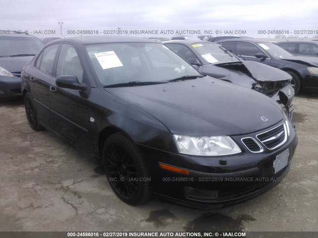 YS3FD49Y171120398 - 2007 SAAB 9-3 2.0T BLACK photo 1