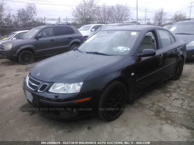 YS3FD49Y171120398 - 2007 SAAB 9-3 2.0T BLACK photo 2